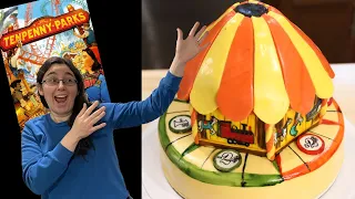 How To Make A Tenpenny Park Carousel Cake! | Board Game Bakes