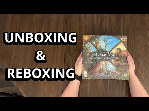 Mystic Vale Essential Edition - Game Unboxing & Reboxing - What's in the Box?