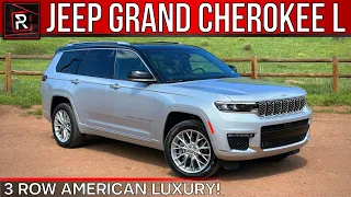 The 2023 Jeep Grand Cherokee L Summit Is A Long Favored 3-Row American Luxury SUV