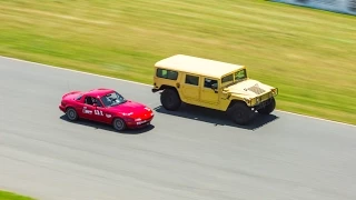 Track Day in a Hummer