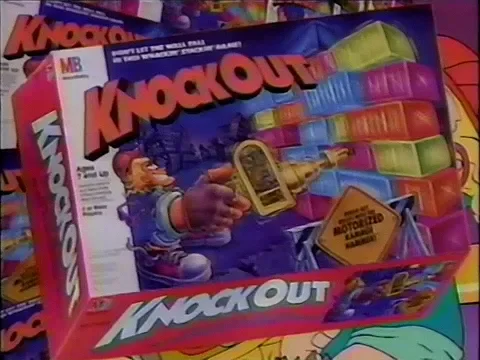 Knockout from Milton Bradley commercial (1992)