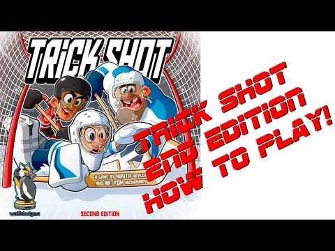 Trick Shot The Ice Hockey Board game Second Edition - How to Play!!