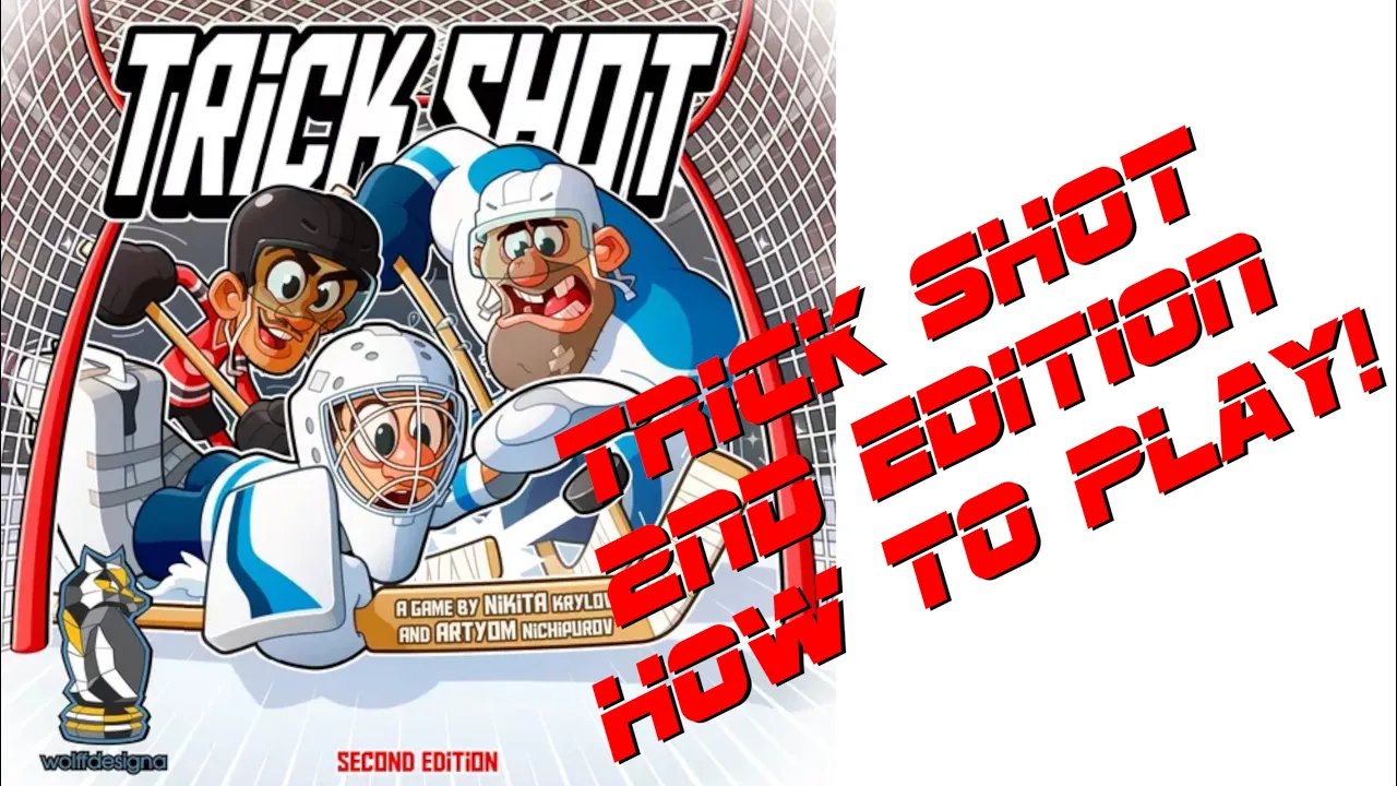 Trick Shot The Ice Hockey Board game Second Edition - How to Play!!