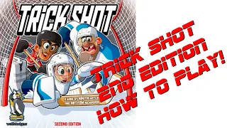 Trick Shot The Ice Hockey Board game Second Edition - How to Play!!