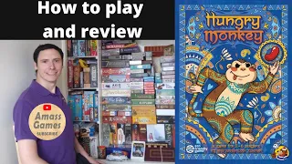 Hungry Monkey how to setup play and review board game Castle Con AmassGames 4K #games #boardgame