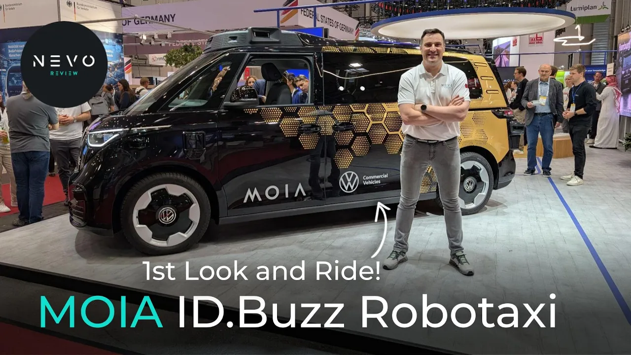 First Look & Ride: MOIA's Autonomous ID.Buzz AD Level 4 Robotaxi