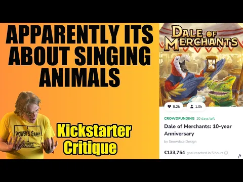 Dale of Merchants: 10-Year Anniversary (A-) Cut of the Jib Aproved!- Kickstarter Critique Review