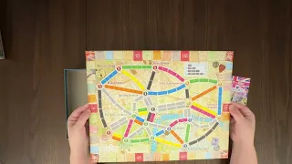 Ticket To Ride: London Board Game - Unboxing and Reboxing