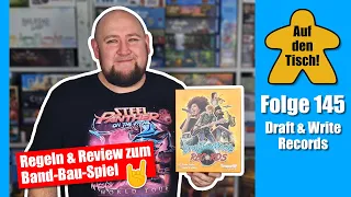 Draft & Write Records von Bruno Maciel (2024) | Regeln & Review | Auf den Tisch!