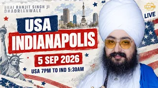 LIVE Sikh Satsang of Indianapolis USA 5 Sep 2026 Dhadrianwale