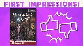 Hanamikoji - First Impressions Review!