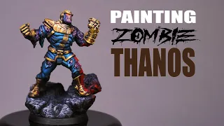 How To Paint Zombie Thanos - Marvel Zombies - Guardians of The Galaxy