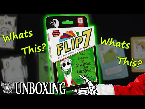 Flip 7 Nightmare Before Christmas Card Game Unboxing - OP Games