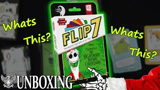 Flip 7 Nightmare Before Christmas Card Game Unboxing - OP Games