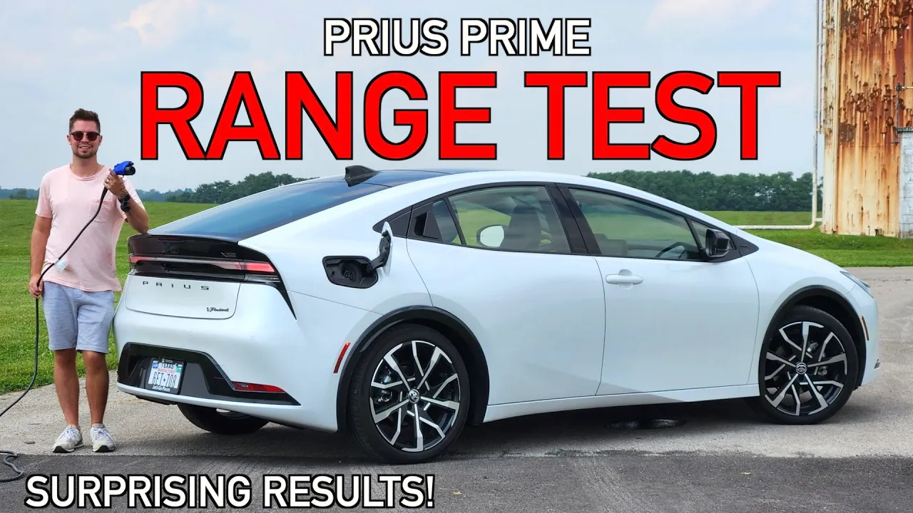 How FAR can the New 2023 Toyota Prius Prime go on a Single Charge?? // Real-World EV Range Test!