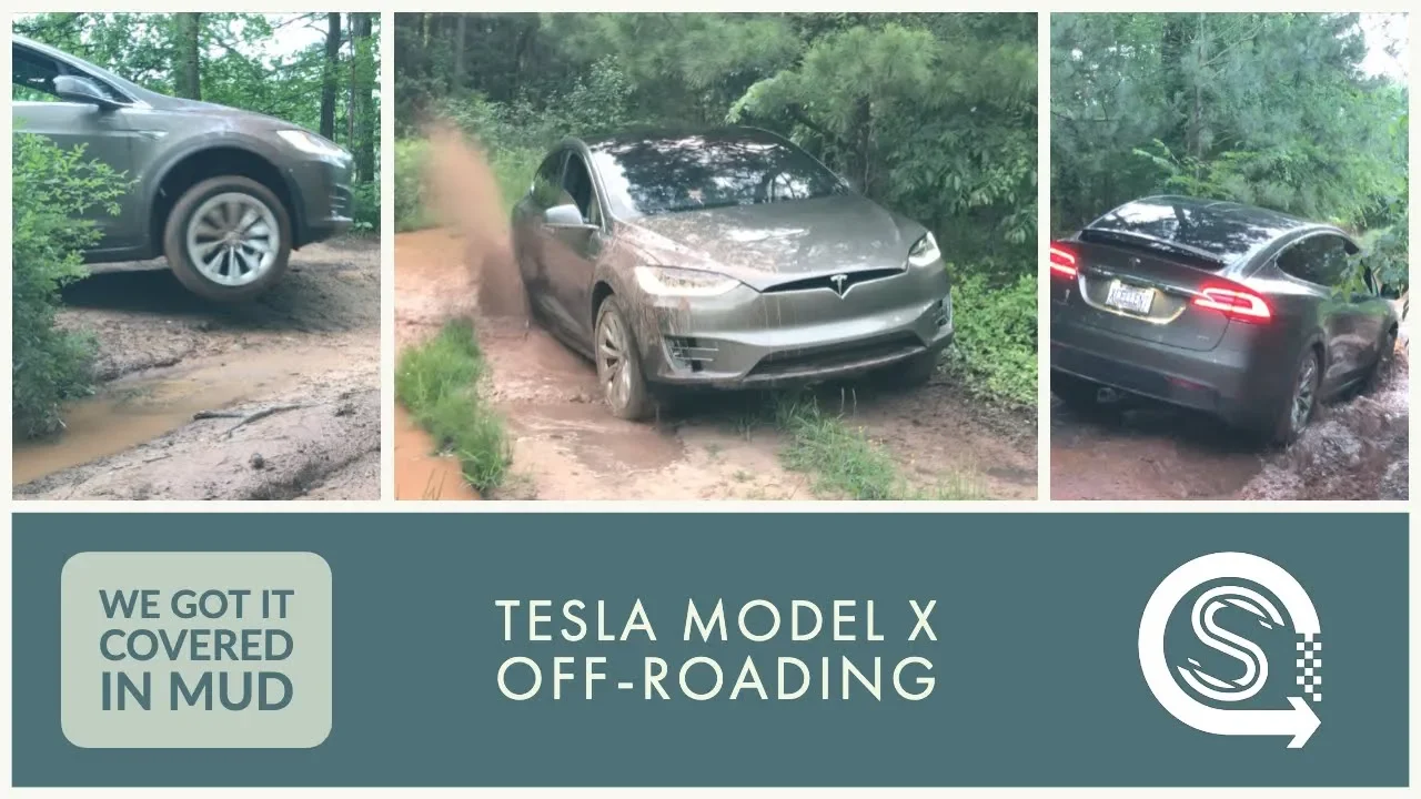 Tesla Model X | Off-Road Deep in the MUD