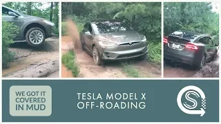 Tesla Model X | Off-Road Deep in the MUD