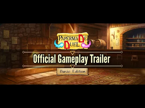 Papermade Duel Basic Edition - Official Gameplay Trailer. Flipaclip 12 FPS