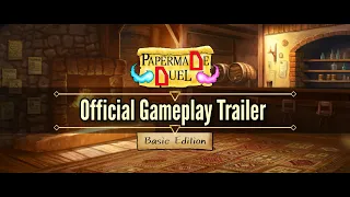 Papermade Duel Basic Edition - Official Gameplay Trailer. Flipaclip 12 FPS