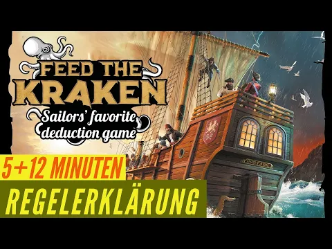 Feed the Kraken • Regeln Anleitung Aufbau Regelerklärung • Brettspiel