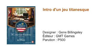 1- Mr. President: The American Presidency, 2001-2020 // Intro d'un jeu titanesque