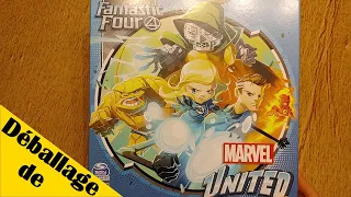 Déballage de Marvel United - Fantastic Four
