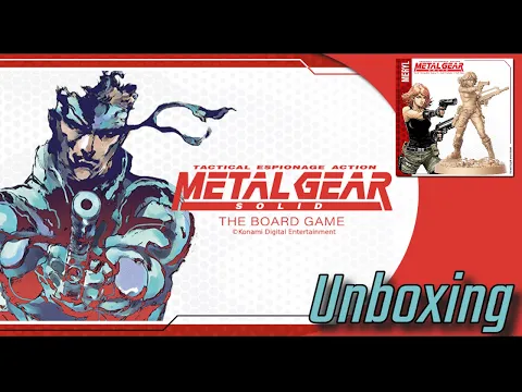 Metal Gear Solid - The Board Game - What's inside the box?