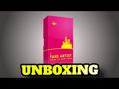A Fake Artist Goes to New York - Unboxing the party game