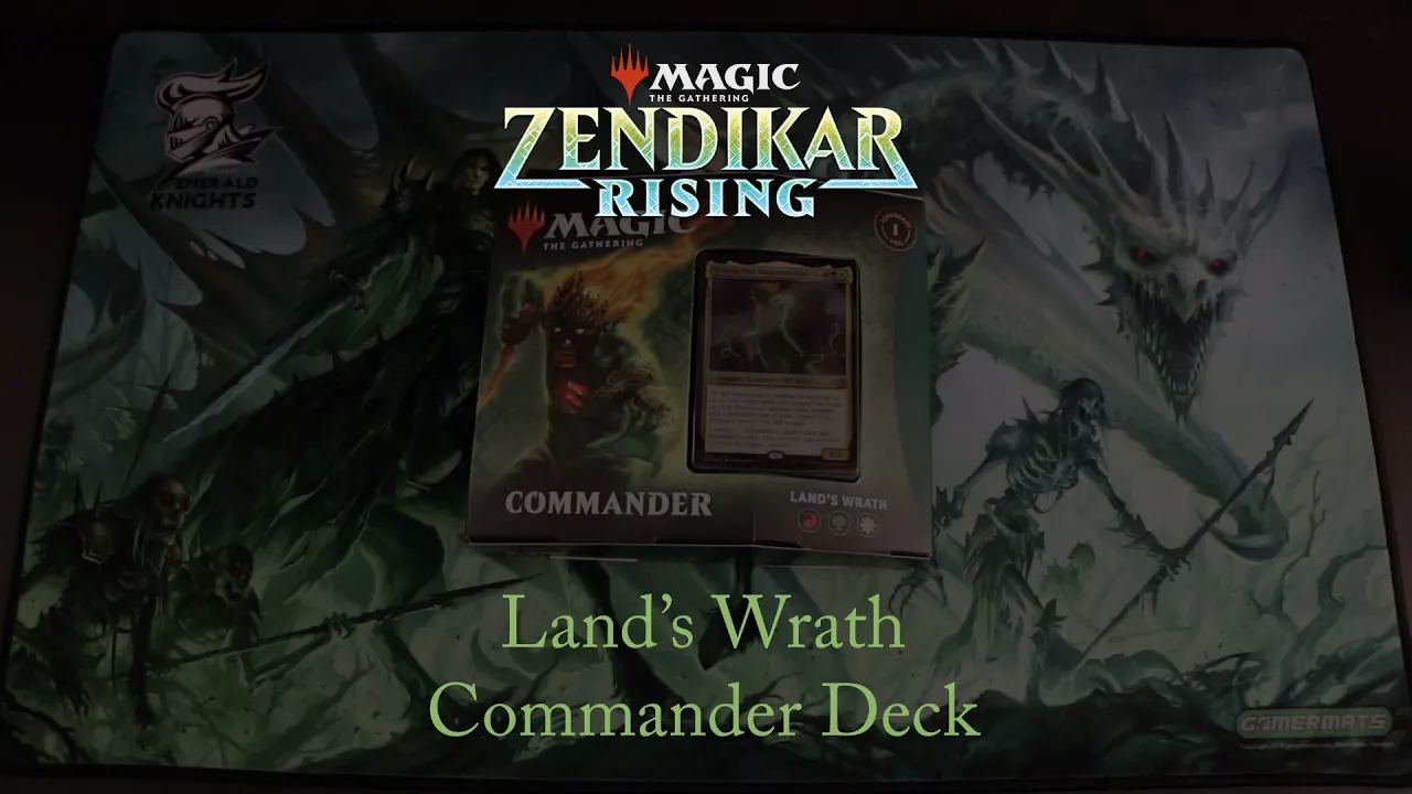 Magic: The Gathering: Zendikar Rising Land's Wrath Commander Deck