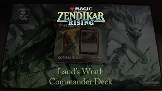 Magic: The Gathering: Zendikar Rising Land's Wrath Commander Deck
