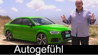 Audi RS3 FULL REVIEW 400 PS hp Facelift sedan Limousine test driven - Autogefühl