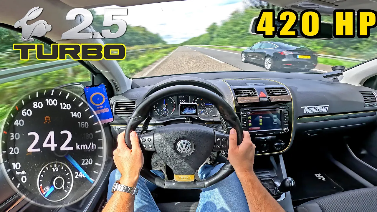 VW Golf MK5 2.5 Turbo is a FWD RS3?!