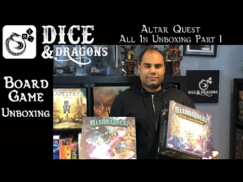 Dice and Dragons - Altar Quest All In Unboxing Part 1