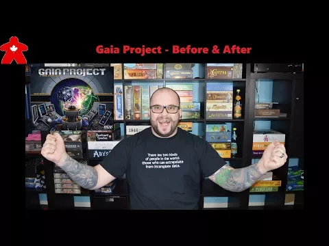 Meeple Leaf: Gaia Project - Before & After