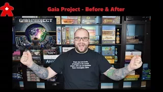 Meeple Leaf: Gaia Project - Before & After