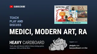 Modern Art 5p Teaching, Play-through, & Round table by Heavy Cardboard