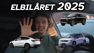 De BESTE elbilene jeg kjørte i 2025!