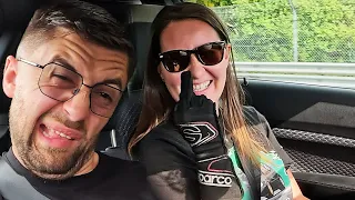 PAIN & REGRET: Vika Took Me For a Lap 🥲 // Nürburgring
