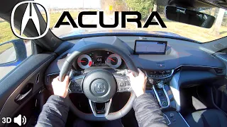 2021 Acura TLX A-Spec // POV Test Drive (3D Binaural Audio)