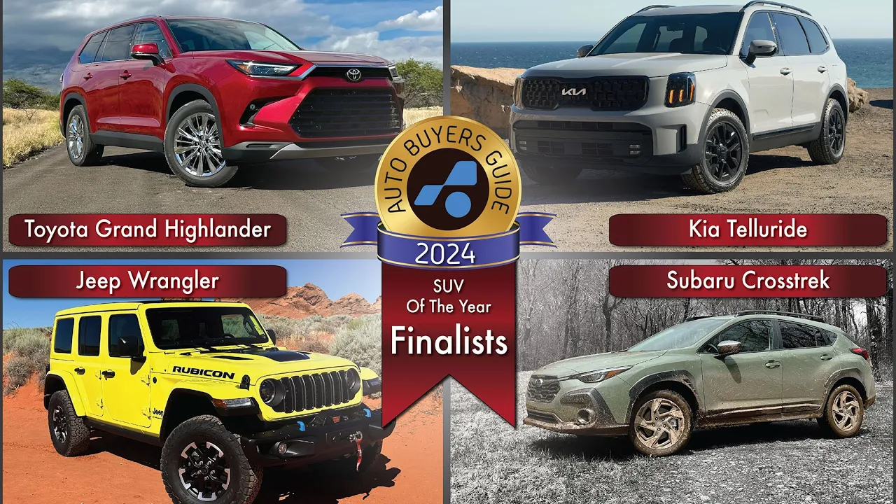Auto Buyers Guide's 2024 SUV of the Year Finalists