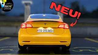 TESLA Model 3 endlich S3XY von hinten - Neue Rücklichter (Einbau)