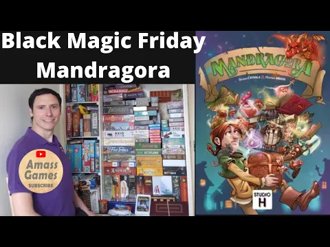 Mandragora (Black Magic Friday) preview #unboxing teaser trailer #amassgames #blackfriday #boardgame