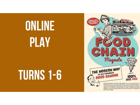Food Chain Magnate 2-player Game with Commentary