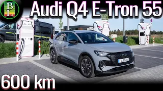 How is the Audi Q4 E-Tron 55 quattro on a long distance trip?
