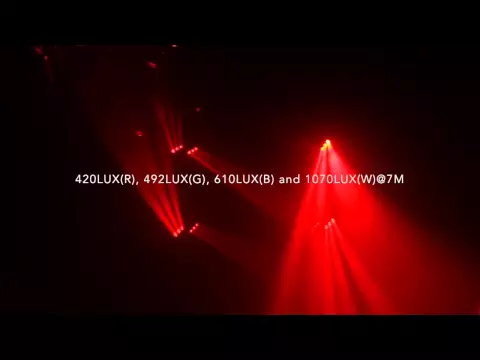 Product video thumbnail for Epsilon Duo X-Beam Dual LED Moving Head Beam Light