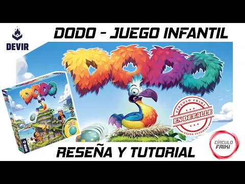 ⭕ DODO: 🐦🥚 Reseña y Cómo se juega / Tutorial en detalle 🥚🐦 Juego de mesa infantil - Devir