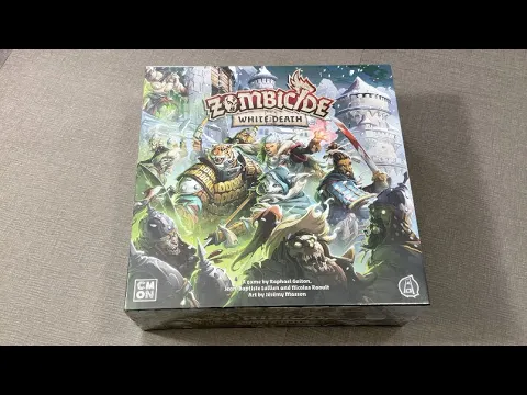 The Discriminating Gamer: Zombicide: White Death unboxing with Ray