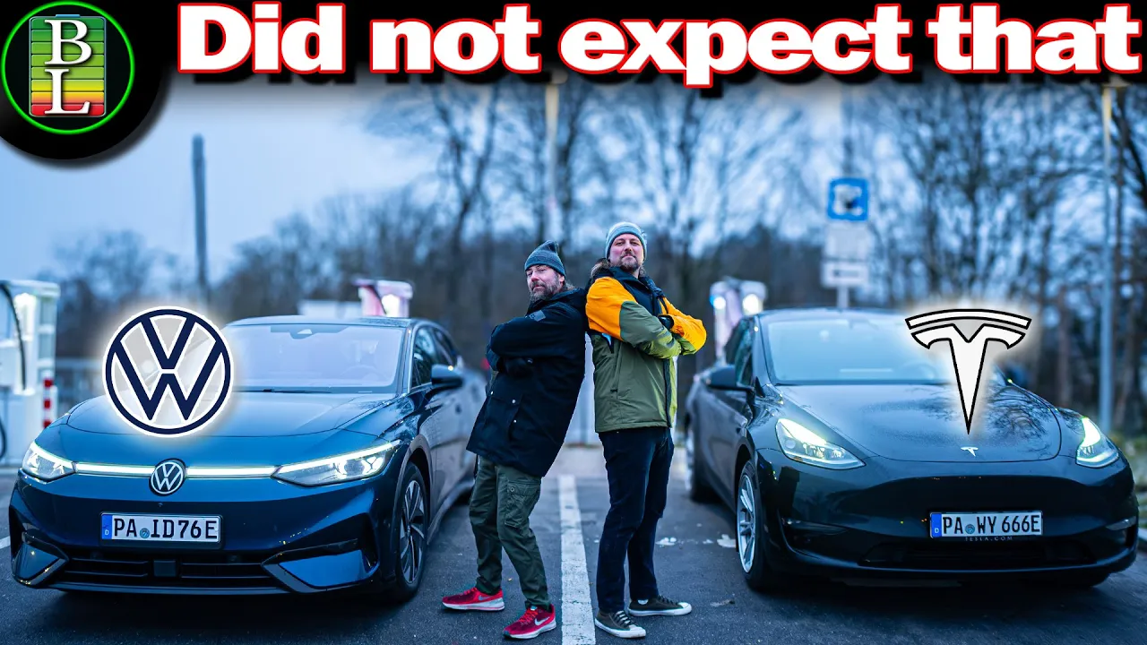 VW Id.7 and Tesla Model Y LR AWD - Who has less consumption?