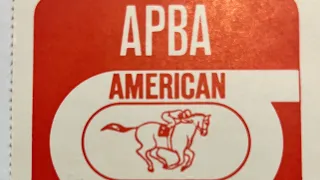 APBA Saddle Racing replay 1969 Garden State Park