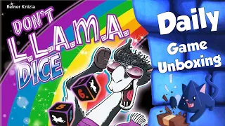 Don't LLAMA Dice - Daily Game Unboxing